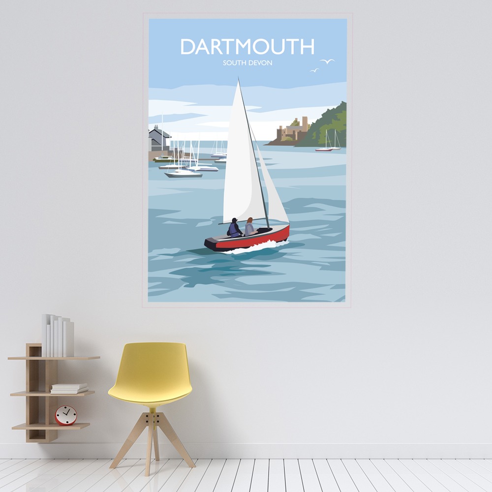 Dartmouth Wall Sticker by Julia Seaton