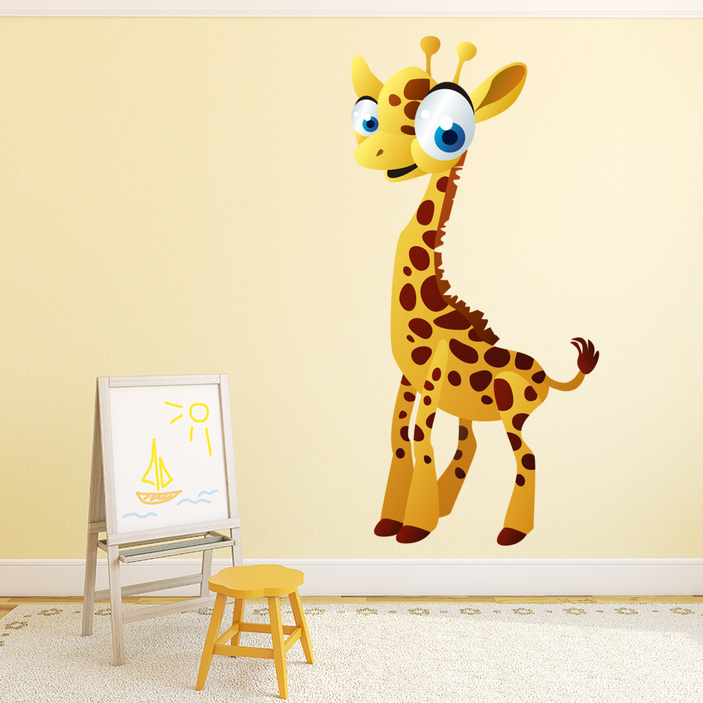 Cute Giraffe Nursery Wall Sticker - Mod7
