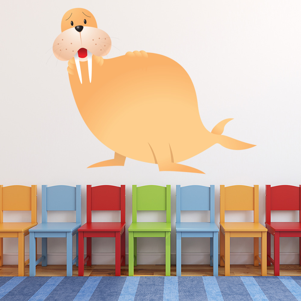 Cute Walrus Wall Sticker