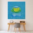 Darjeeling Tea Wall Sticker by Michael Clark