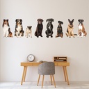 Dog Group Pets Vets Wall Sticker