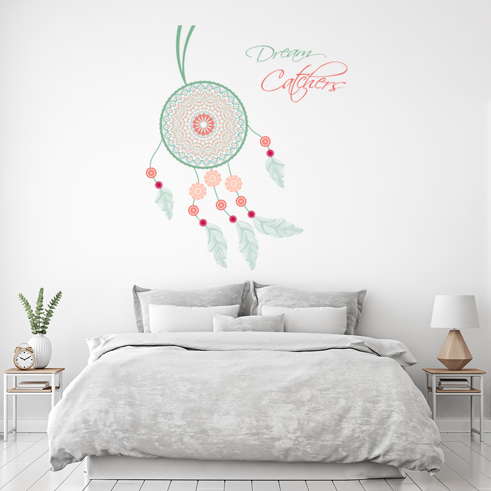 Dreamcatcher Boho Feathers Wall Sticker