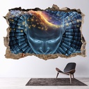 Digital Intelligence 3D Hole In The Wall Sticker
