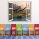Diplodocus Dinosaurs 3D Window Wall Sticker
