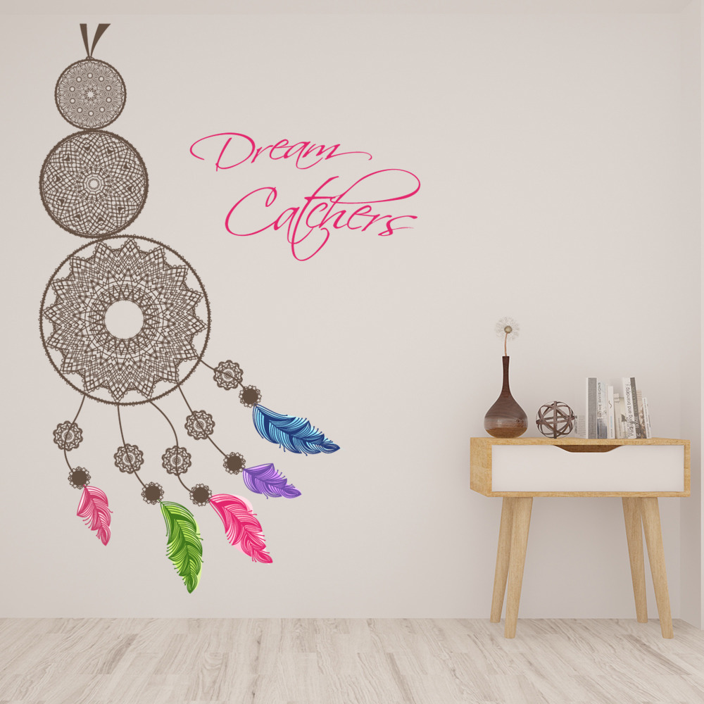 Dreamcatcher Dreams Feathers Wall Sticker