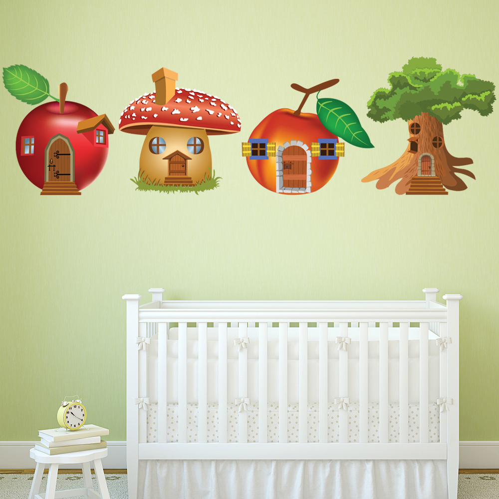 Fairy House Wall Sticker Set