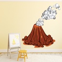 Erupting Volcano Wall Sticker