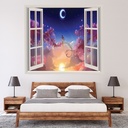 Fairy Moon 3D Window Wall Sticker