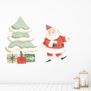 Festive Santa Father Christmas Wall Sticker