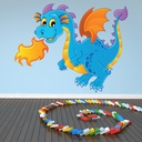 Fire Breathing Dragon Wall Sticker