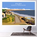 Filey Wall Sticker by Richard O'Neill