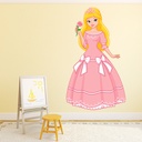 Flower Princess Fairytale Fantasy Wall Sticker