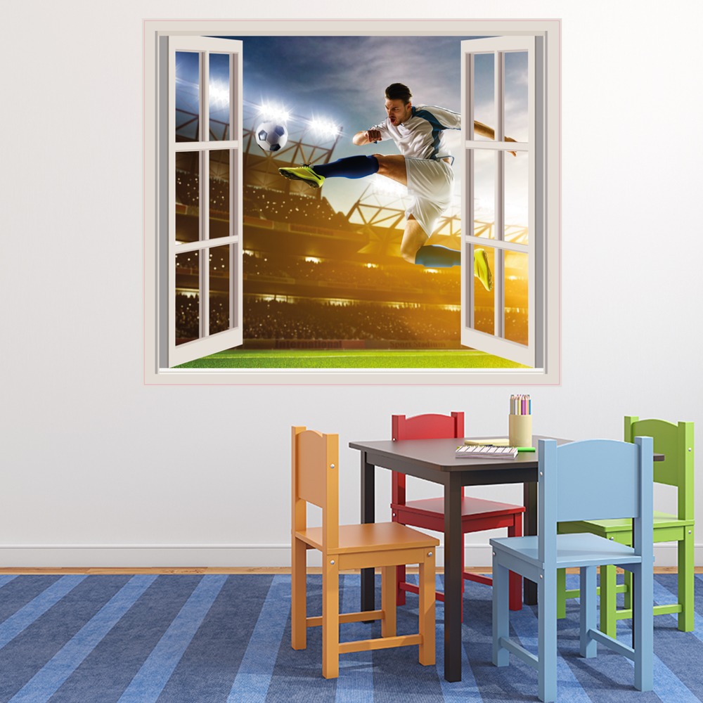 Football Strike 3D Window Wall Sticker