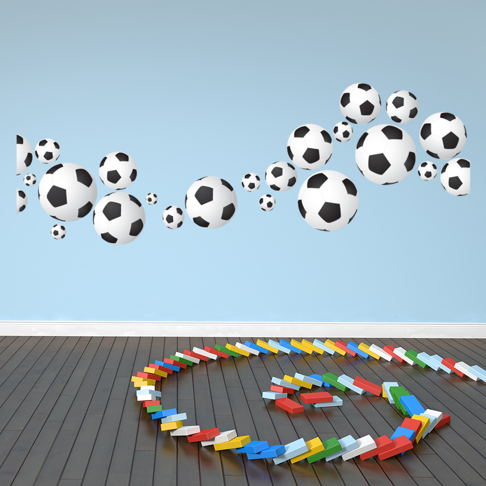 Football Headboard Banner Wall Sticker