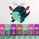 Plump Dragon Wall Sticker