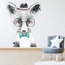 Cute Fox Woodland Baby Nursery Wall Sticker
