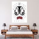 Gemini Wall Sticker by Rebecca Sutton