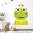 Frog Princess Wall Sticker by Les Petits Buttons - Mod7