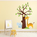 Giraffe Tree Wall Sticker