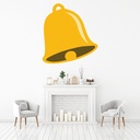Gold Bell Christmas Wall Sticker