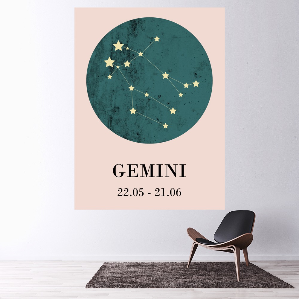Gemini Wall Sticker by Alberte Grene Due