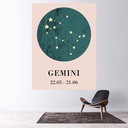Gemini Wall Sticker by Alberte Grene Due
