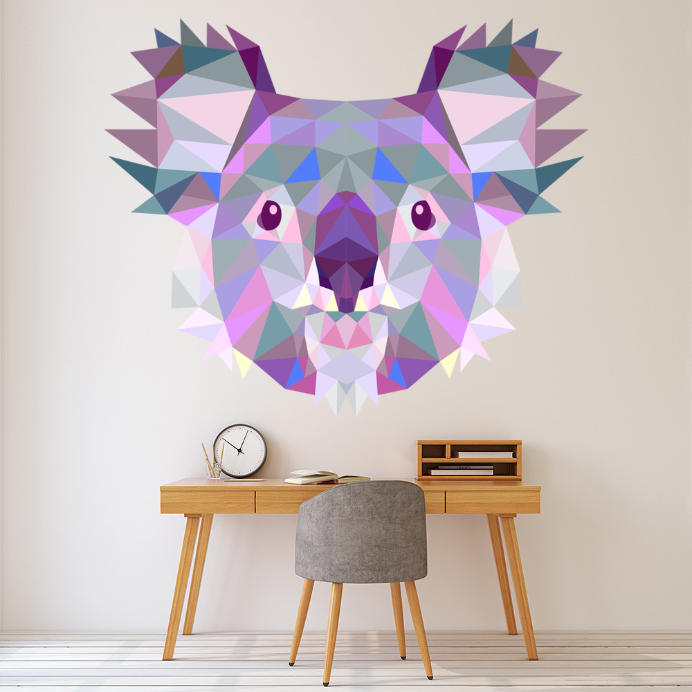 Geometric Koala Wall Sticker