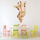 Giraffe Portrait Jungle Safari Wall Sticker