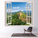 Great Wall Of China 3D Window Wall Sticker