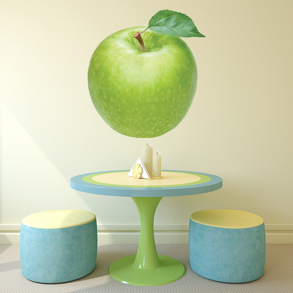 Green Apple Fresh Fruit Wall Sticker