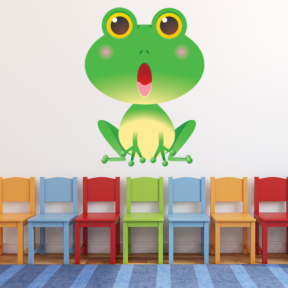 Green Frog Wall Sticker