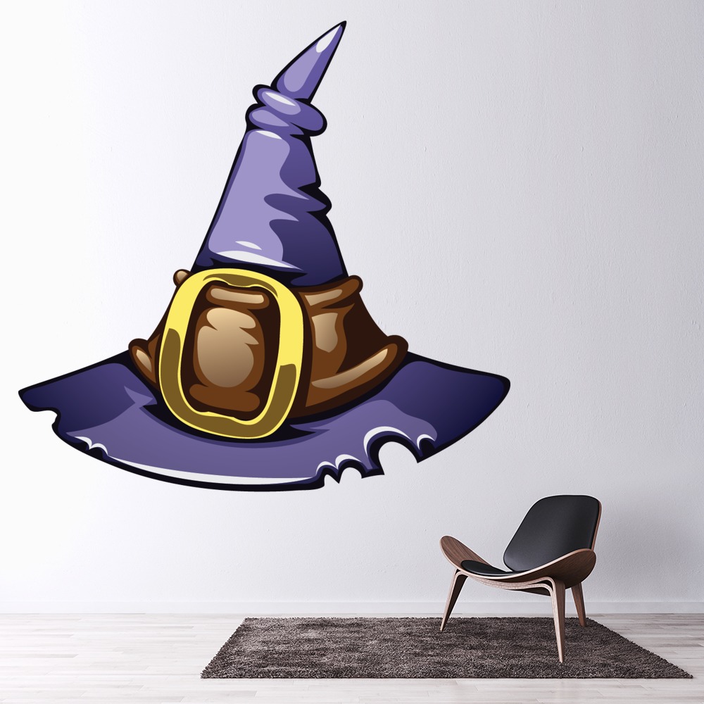 Witch Hat Halloween Wall Sticker