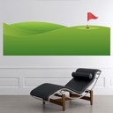 Golf Green Flag Hole Wall Sticker