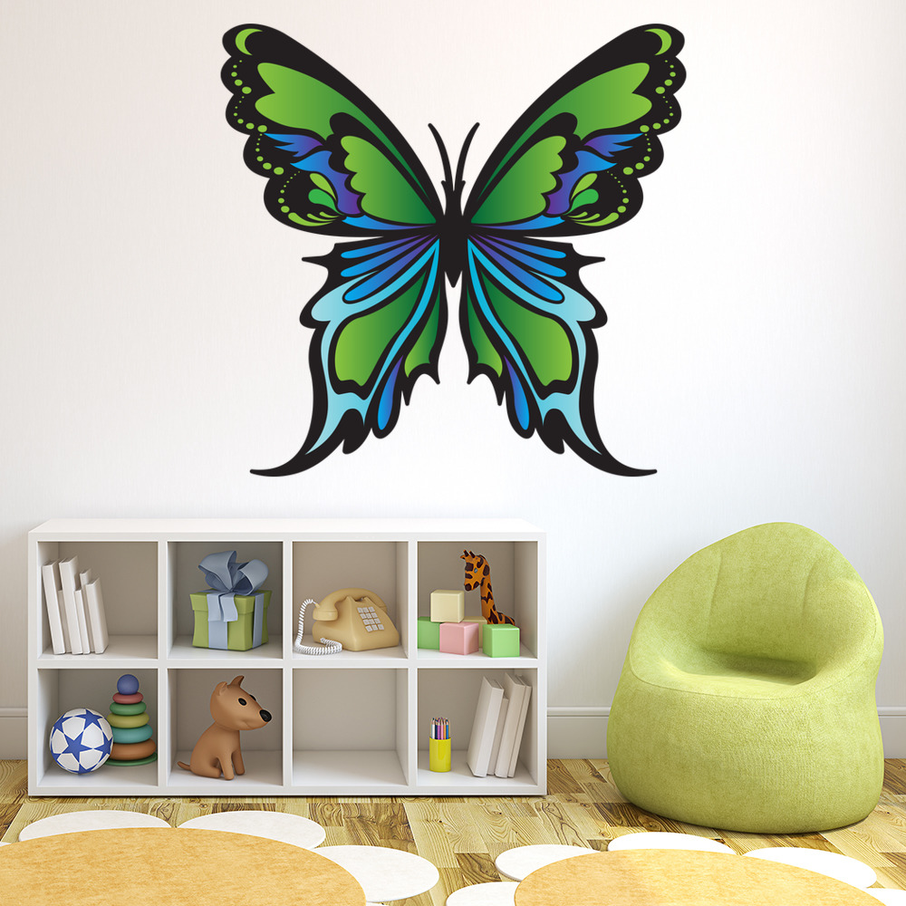 Green Butterfly Wall Sticker Wall Sticker