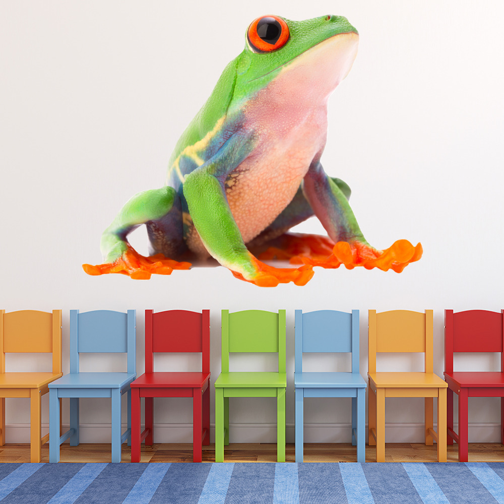 Green Tree Frog Wall Sticker