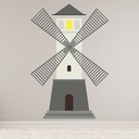 Grey Lighthouse Seaside Wall Sticker