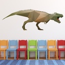 Green T-rex Geometric Wall Sticker