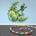 Green T-Rex Jurassic Dinosaurs Wall Sticker