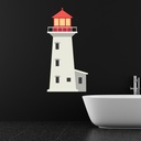 Grey Lighthouse Nautical Wall Sticker