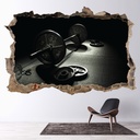 Gym Weights 3D Hole In The Wall Sticker