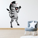 Happy Zebra Wall Sticker