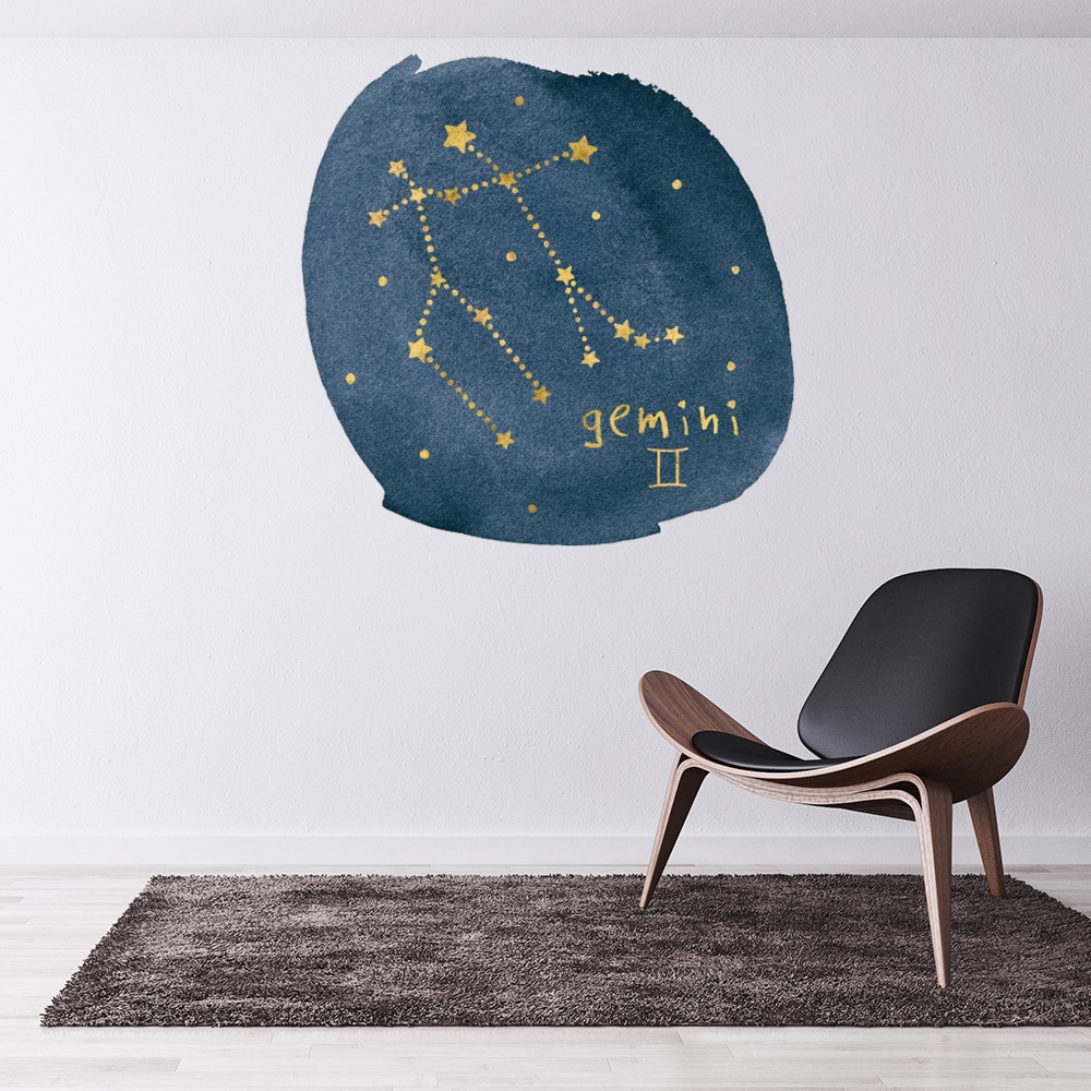 Horoscope Gemini Wall Sticker by Moira Hershey