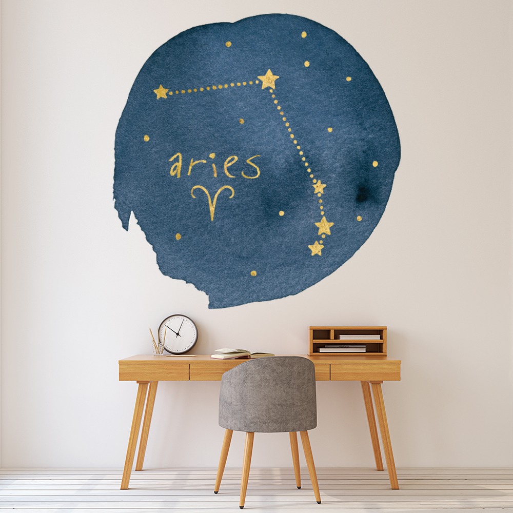 Horoscope Aries Wall Sticker by Moira Hershey