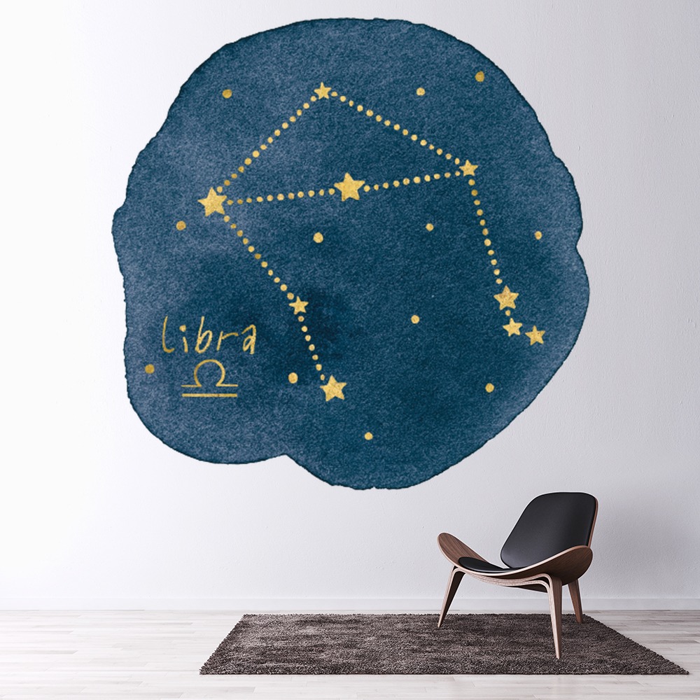 Horoscope Libra Wall Sticker by Moira Hershey