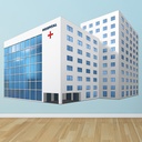 Hospital Medicine Doctors Wall Sticker