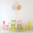 Ice Cream Cone Dessert Food Wall Sticker