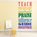 Inspirational Teacher School Wall Sticker