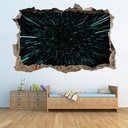 Hyper Space 3D Hole In The Wall Sticker