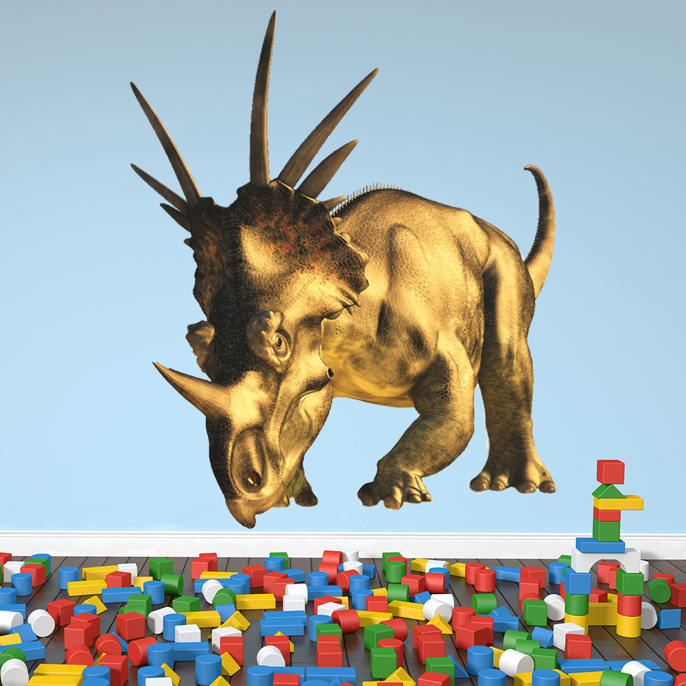 Jurassic Triceratops Dinosaur Wall Sticker