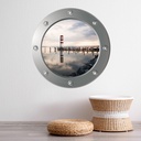 Lighthouse Pier Porthole Wall Sticker